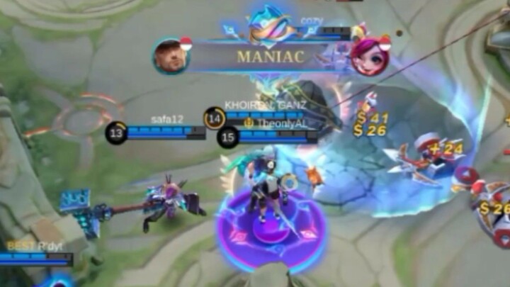 ketika hero yg jarang di pick, dipegang tangan yg tepat. clint doble maniac damage gk ngotak.💥💥