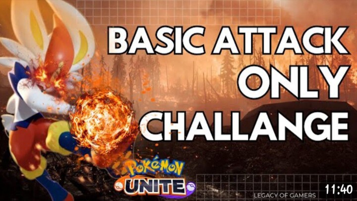 Cinderace Challange : No Skill, No Unite Moves, Pokemon Unite