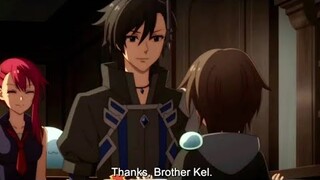 Kelvin encourageing Rion for her first fight  | Black Summoner episode 10 [ eng sub ]