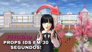 tudo sobre os PROPS IDs do sakura school simulator! (como usar?) 💟 TUTORIAL