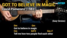 Got to Believe in Magic - David Pomeranz (1982) Easy Guitar Chords Tutorial with Lyrics Part 2 REELS