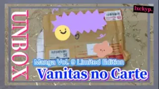 UNBOX | มังงะ Vanitas no Carte เล่ม 9 จากญี่ปุ่น!