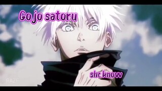 Gojo Satoru AMV - she know (alight motion)