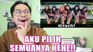 IVE - 'Kitsch' MV REACTION!! ( VISUAL SEMUA BANG MESSI!! )