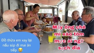 Mì xào tôm mực gỏi xoài các bạn thấy đồ ăn ai cũng la/cathy gerardo cuộc sống pháp/món ngon mỗi ngày