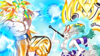 Trạng Thái Goku Super Saiyan 5 Chromatic Cực Mạnh Đánh Bại Cả Cửu Vĩ Kurama -Dragon Ball XV2 Tập 271