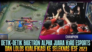 GELAR JUARA PERTAMA VYN DI BTR! DETIK-DETIK BTR JUARA H3RO ESPORTS 4.0!