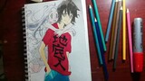 Drawing Menma and Jintan from AnoHana | Anime Art | Philippines