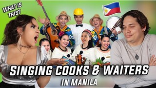 Even the Chefs sing!? | Waleska & Efra react to THE SINGING COOKS & WAITERS of The Philippines