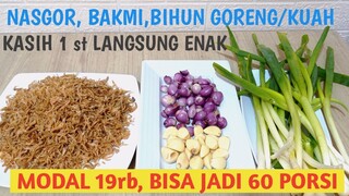 RESEP BUMBU NASI GORENG SERBAGUNA BIAYA MURAH || COCOK UNTUK RUMAHAN & JUALAN.