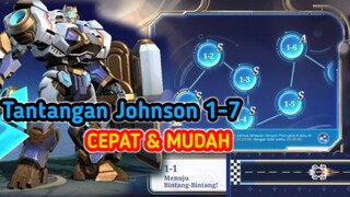 Tutorial tantangan johnson to the stars 1-7