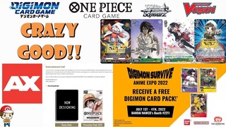 Anime Expo 2022 is CRAZY Good for TCG Fans! Digimon TCG, One Piece, Vanguard, Weiss Schwarz!