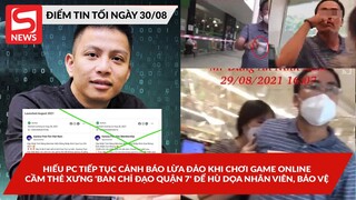 Hiếu PC tiếp tục cảnh báo lừa đảo khi chơi game online ;Cầm thẻ xưng 'ban chỉ đạo' để hù dọa bảo vệ