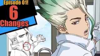 6 Changes To Dr Stone Episode 1! || Manga To Anime Changes Listed And Explained