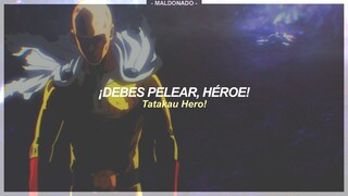 One Punch Man OP. Full | THE HERO!! by JAM Project - Sub. Español 『AMV』