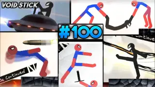 Best Falls | Stickman Dismounting funny moments #100