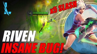 Wild Rift - Riven Insane Bug! x5 Slash