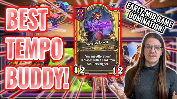 OP Buddy for Early-Mid Game! Easy Tempo! - Hearthstone Battlegrounds