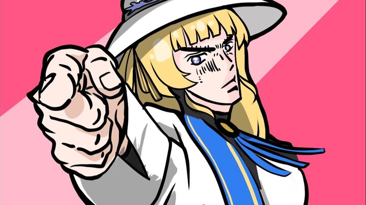 "Um, Drifter, can you please stop pinching my face?"