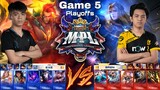 Game 5 Do or Die! BREN vs EXE [Bo5] | (FILIPINO) MPL-PH S7 Playoffs Day 4 | MLBB