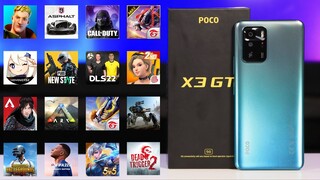 Game Test POCO X3 GT in 16 games Android Fortnite - PUBG - ARK - Call of Duty Mobile🔥