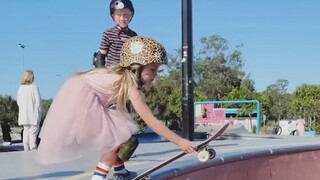 Six-year-old girl is a skateboarding prodigy