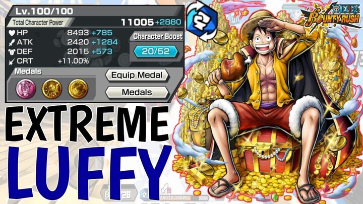 EXTREME LUFFY GAMEPLAY | ONE PIECE BOUNTY RUSH | OPBR