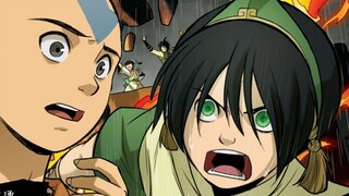 Toph and Ann become enemies? The official animated comic of Avatar: The Last Airbender: The Rift