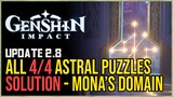 All Mona’s Domain Astral Puzzles Genshin Impact 2.8