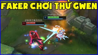 Lần đầu Faker chơi thử tướng mới Gwen, Nemesis học được thêm một mẹo tạo thế lính của người Hàn