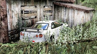 EVAKUASI BANGKAI GTR NISSAN SKYLINE DI HUTAN ALAS ROBAN ETS2