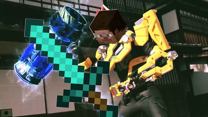 Kamen Rider Ultra Fox, but Minecraft sound effects