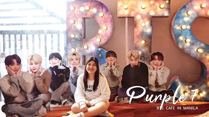 Purple 7 - BTS cafe in Manila | Alyssa Alumno