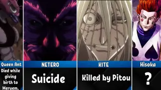 The Cause Of Deaths Of Characters In Hunter X Hunter