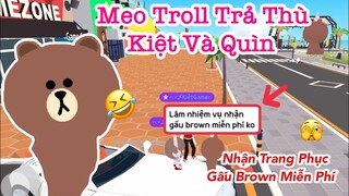 MEO TROLL KIỆT VÀ QUÌN CÁCH NHẬN TRANG PHỤC GẤU BROWN MIỄN PHÍ PLAY TOGETHER