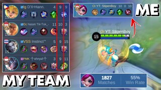 Membantai Saat Tim Terbantai!! Gameplay Nana 1800+ Match - Mobile legends