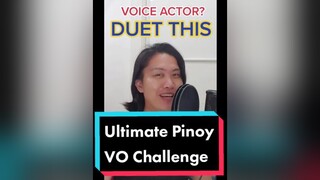 Kakayanin mo ba ang Ultimate Pinoy VoiceOverChallenge ??? 👊👊👊