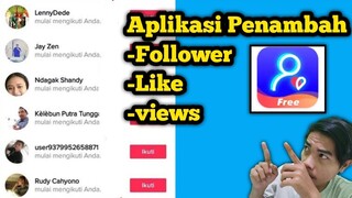 Aplikasi penambah Like, views & Follower