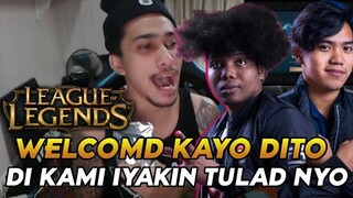 MGA LOL PLAYERS DI KAMI IYAKIN DITO WELCOME KAYO MAY BAYAG KAMI DITO