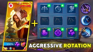 LING NEW AGGRESSIVE BUILD AND EMBLEM + UNLI WIN ROTATION! | LING KUNG FU PANDA SKIN