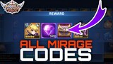 All MIRAGE Codes + 3 NEW Thanksgiving CD KEY | Mobile Legends Adventure