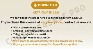 [Courses4sale.pro] Okta Course 2020