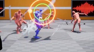 Tes level animasi prototipe Hi Fi Rush yang tidak nyata