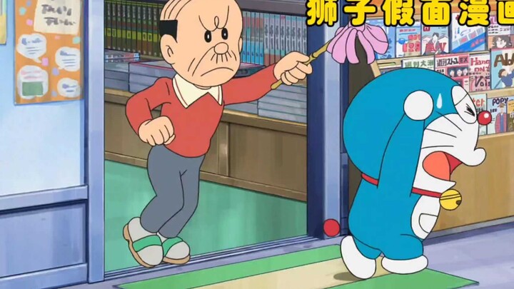 哆啦A梦，蓝胖子为了看漫画的后续，竟然使用时光机穿越未来买漫画