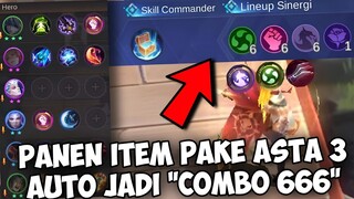 PANEN ITEM SAMPE JADI COMBO 666 !! COMMANDER ASTA SKILL 3 MAGIC CHESS MOBILE LEGENDS COMBO TERKUAT