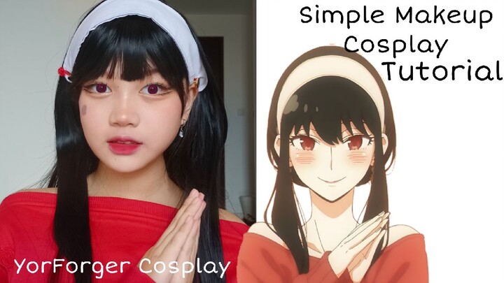 Simple Makeup Cosplay Tutorial | Yor Forger