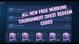 5 New Working Tournament chest redeem codes in mobile legends | Redeem codes September 6, 2021