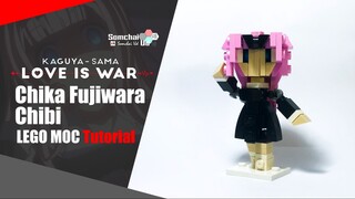 LEGO Kaguya Sama Chika Chibi MOC Tutorial | Somchai Ud