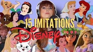 15 VOIX DE DISNEY EN 5 MINUTES 😱✨