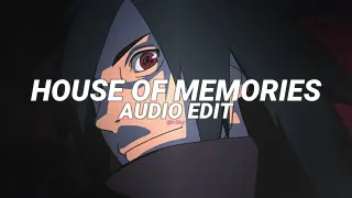house of memories (sped up) - panic! at the disco [edit audio]